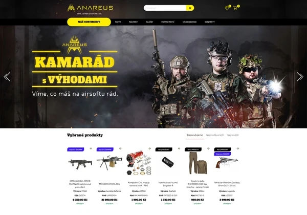 Anareus CZ - 1. airsoftová prodejna Anareus CZ - 1. airsoftová prodejna