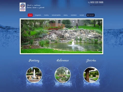 Fontány, jezírka - Jan Kuneš